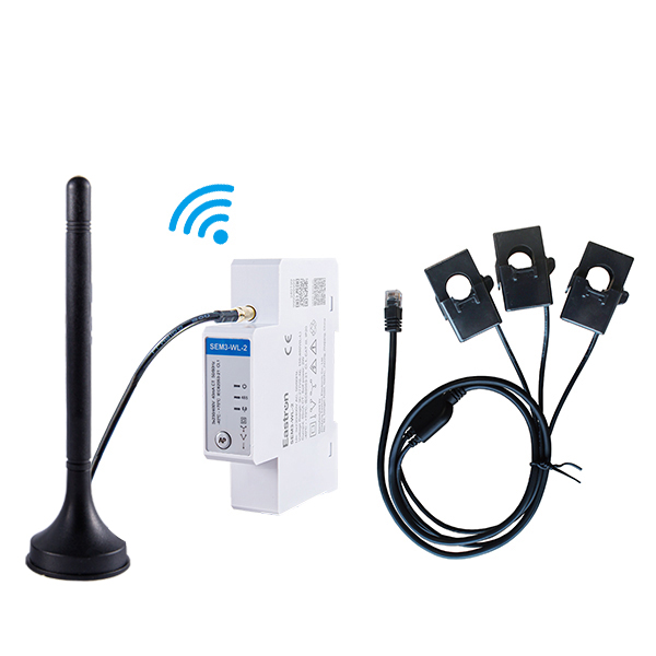 Wifi & RS485通讯 CT型 导轨式三相多功能交流电能表