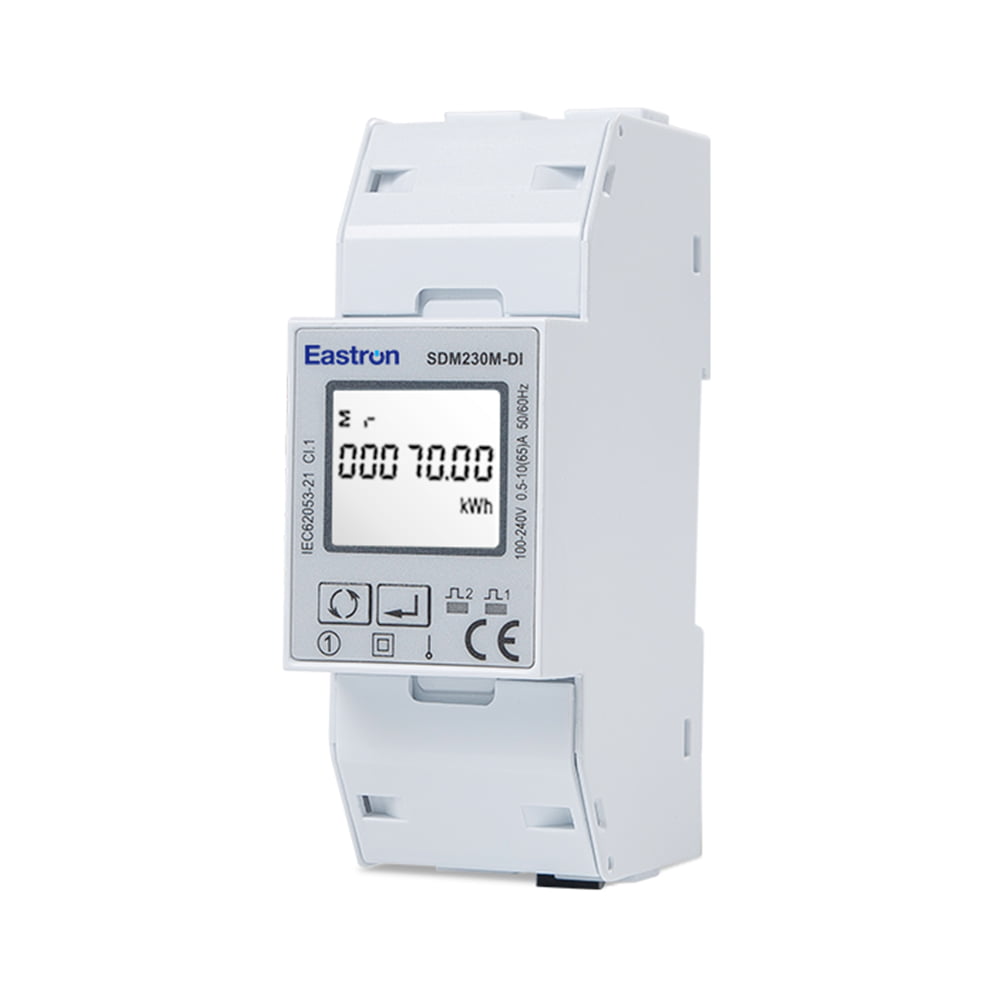 数字输入 RS485 Modbus 单相导轨式MID电能表