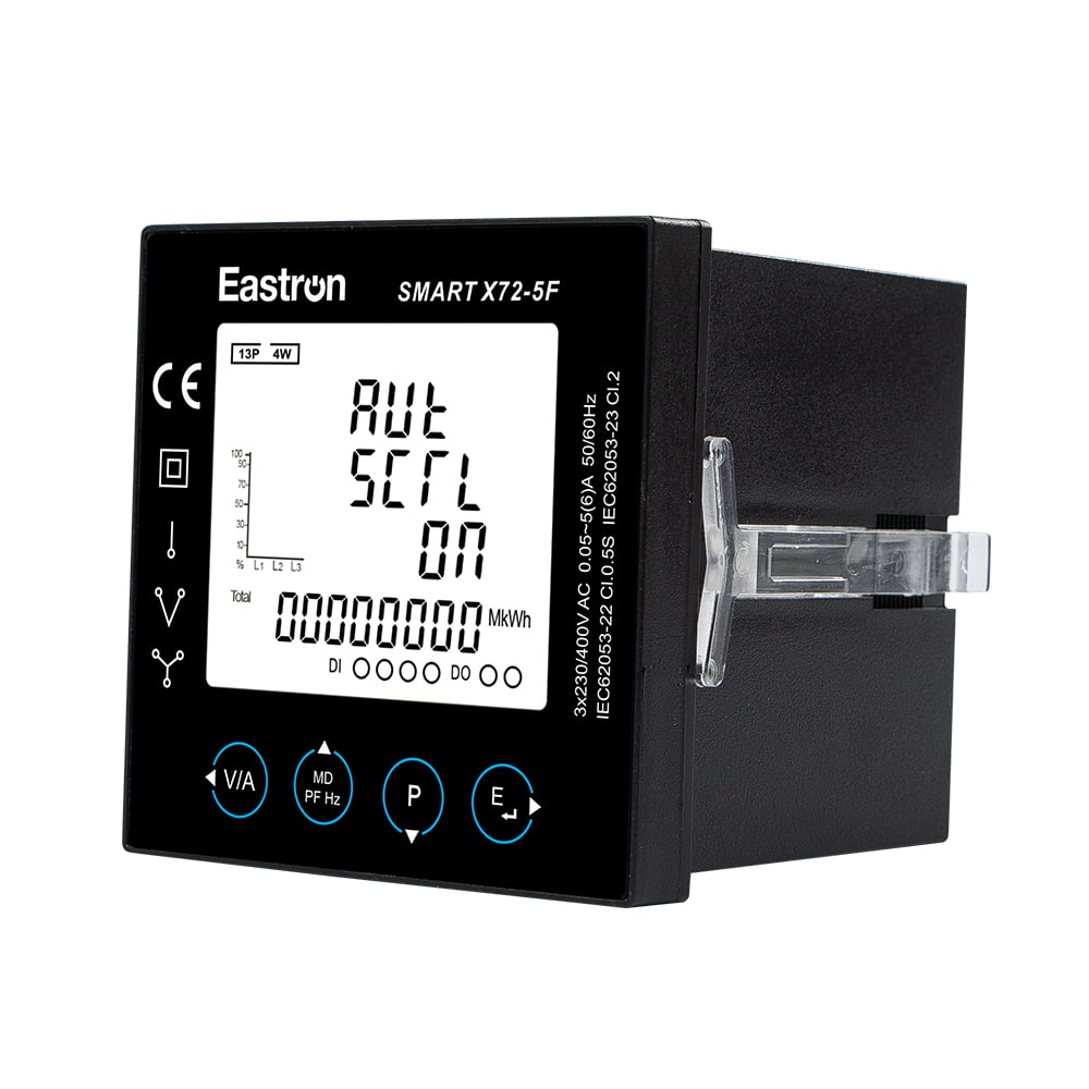 RS485 Modbus 72x72 面板式安装多功能电力仪表