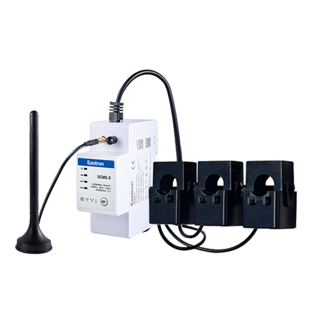 Wi-Fi/RS485/以太网通讯 三合一互感器接入 导轨式三相多功能电能表