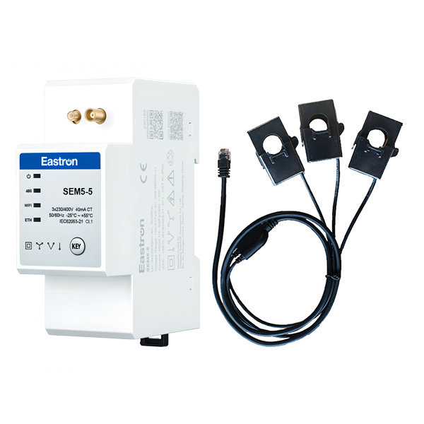 Wi-Fi/RS485/以太网通讯 三合一互感器接入 导轨式三相多功能电能表
